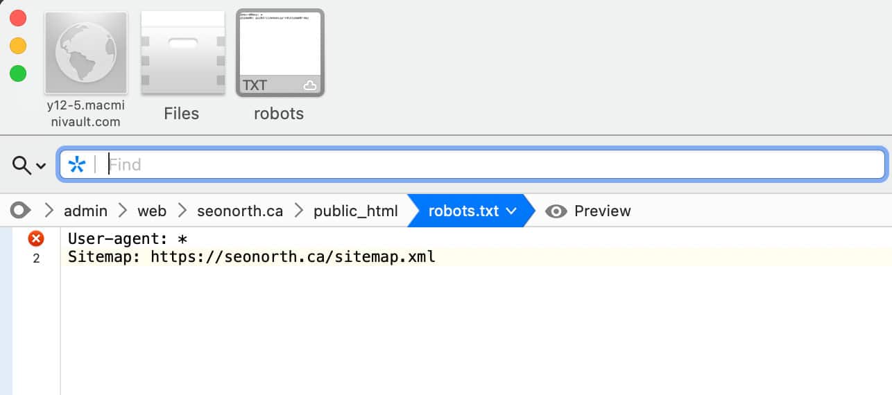 arquivo robots.txt