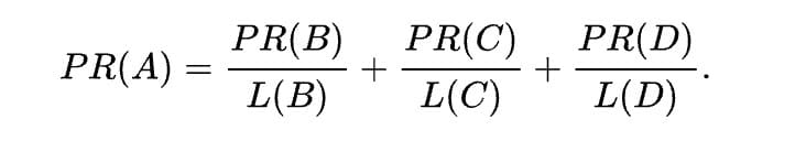 pagerank formula