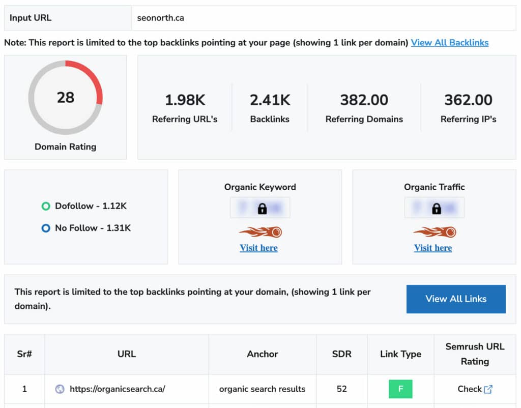 Backlink Checker