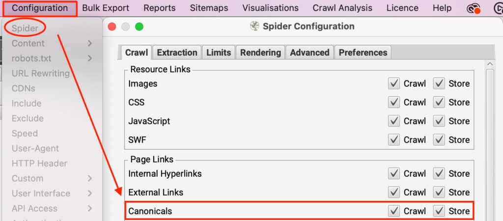 Canonical Settings