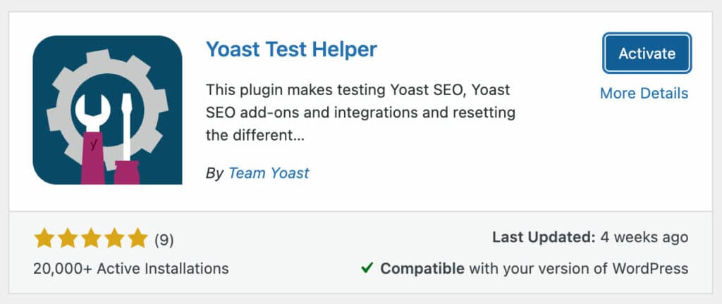 Yoast Help Tester