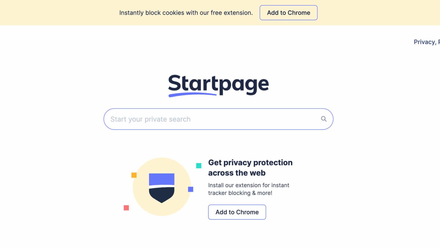 Startpage private search engine no tracking no search seo north