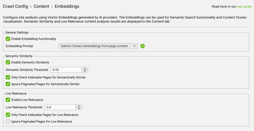 Embeddings